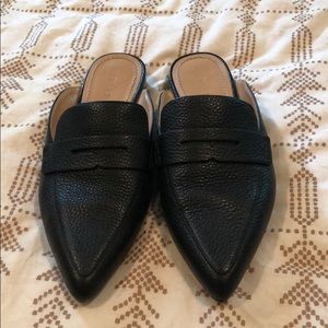 Coach Leather Slide Mules